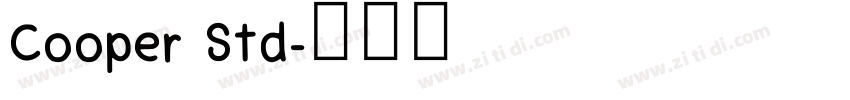 Cooper Std字体转换